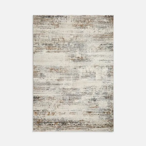 Distressed Look Abstract Rug 5