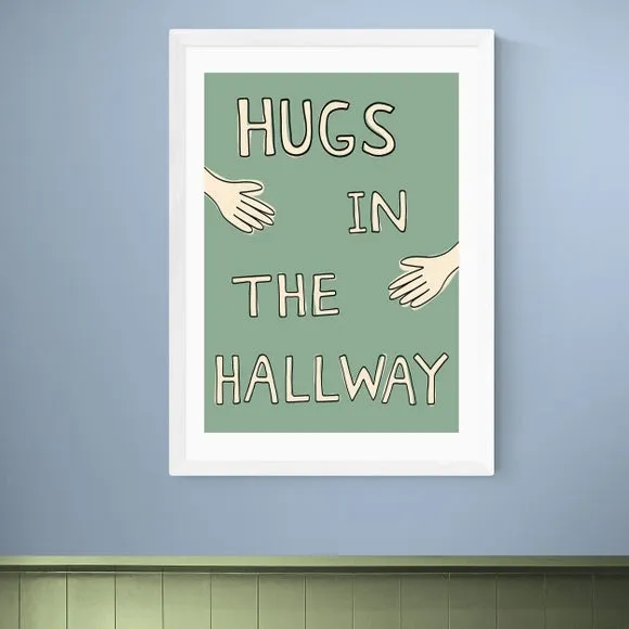 East End Prints Hugs in the Hallway Print 1