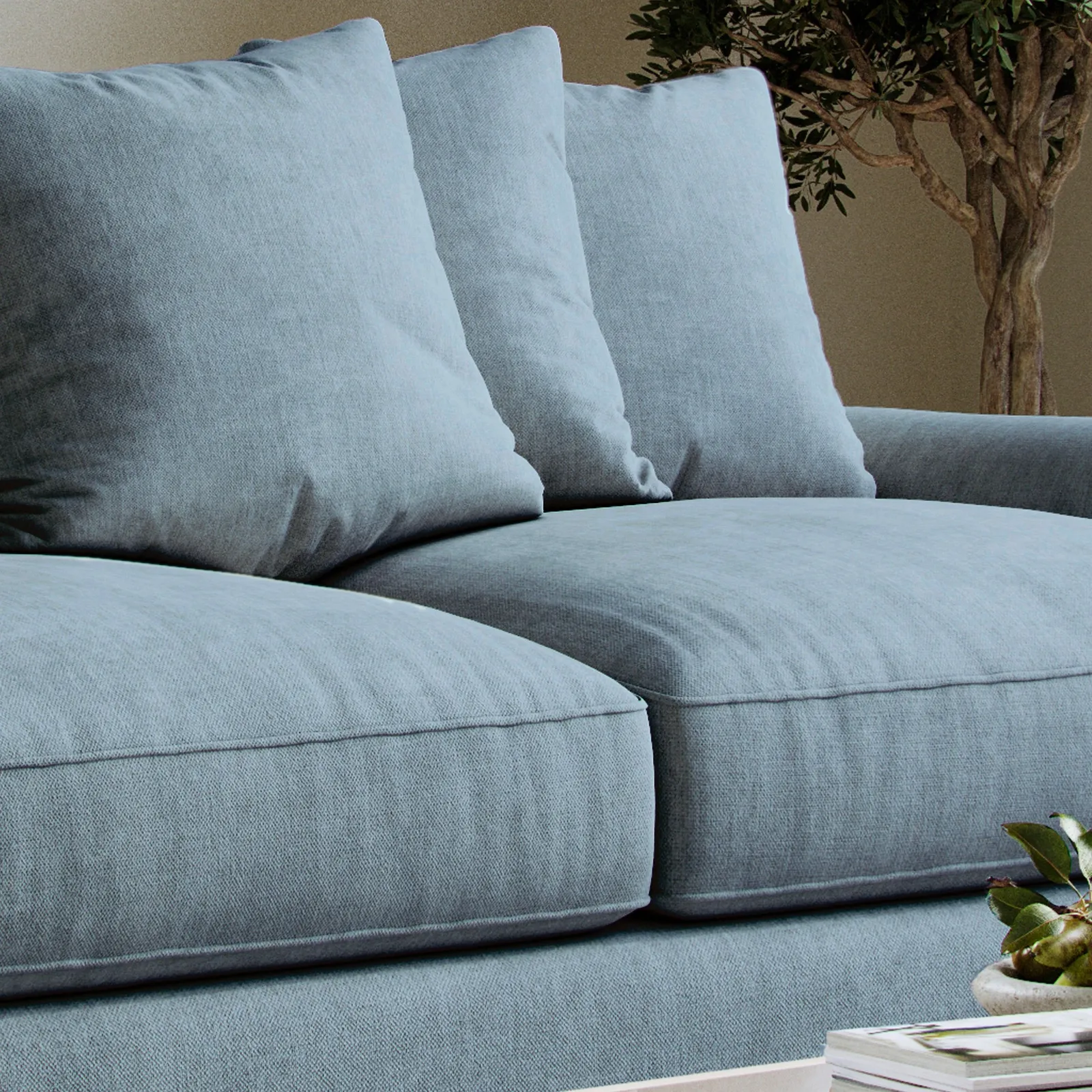 The Great Sofa Company Beatrice Sofa Bed, Denim in Blue 4