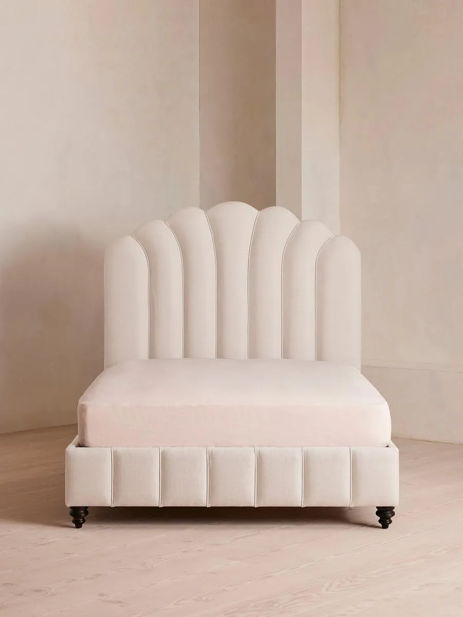 Manette Bed, Super King, Linen, Bisque