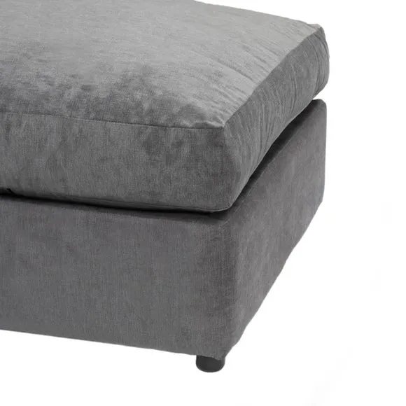 Washington Brushed Chenille Footstool 3
