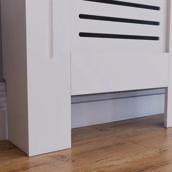 Return - Vida Designs Milton Radiator Cover, Medium White 5