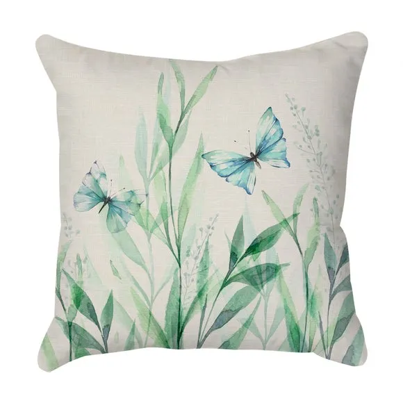 Butterfly Garden Square Cushion 3