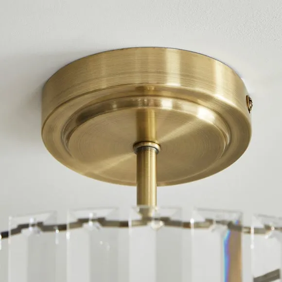 Crus 3 Light Semi Flush Ceiling Light 4
