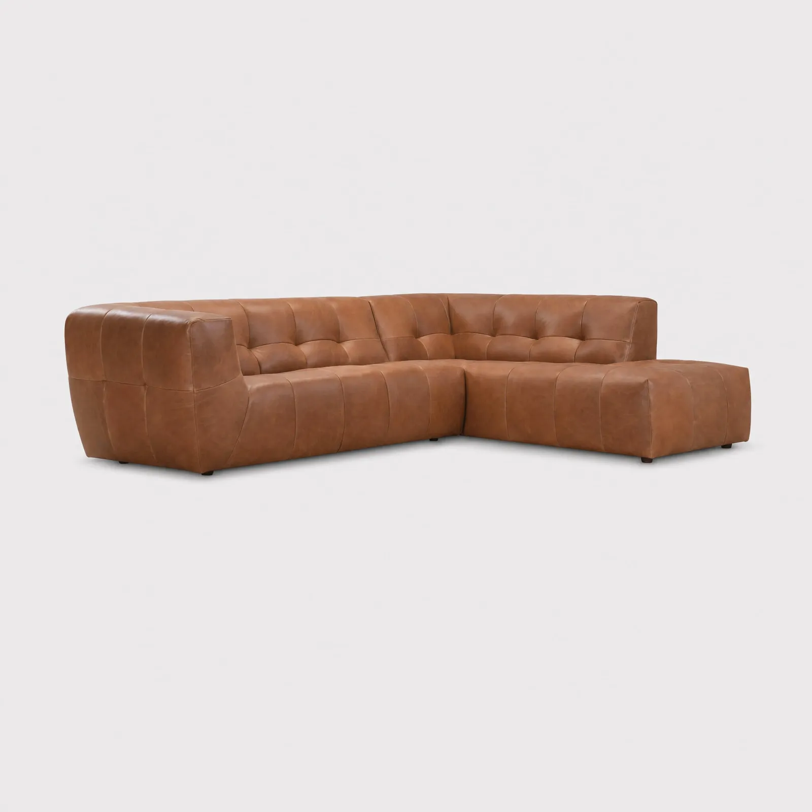 Atticus Corner Group Chaise Right Corner Sofa Leather | Barker & Stonehouse