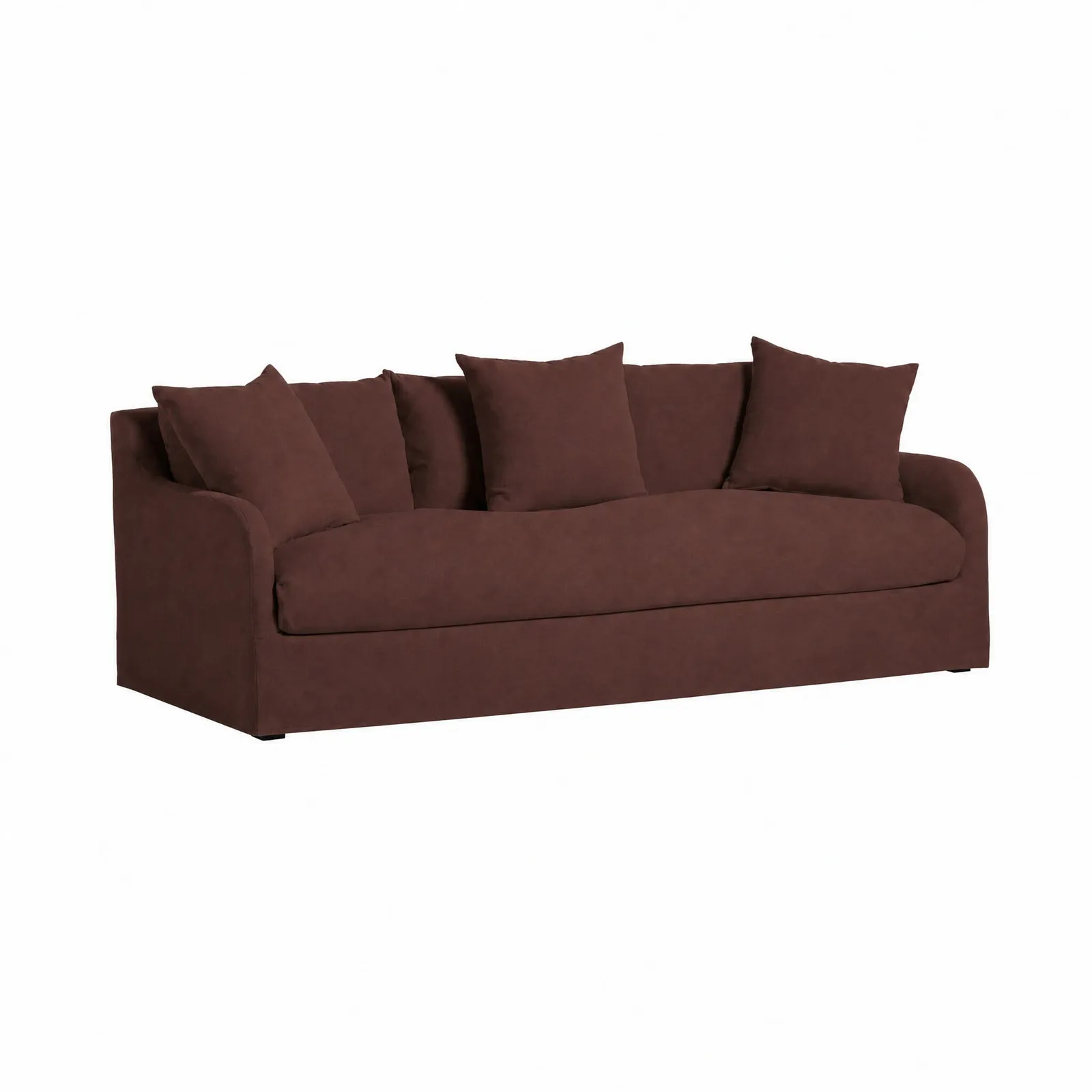Charlbury 3 Seater Sofa, Brown Fabric | Barker & Stonehouse 2