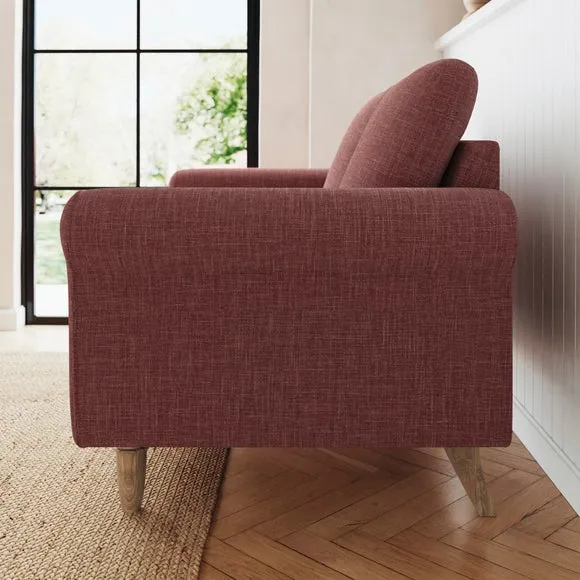 Maeve Faux Linen Compact 2 Seater Sofa 3