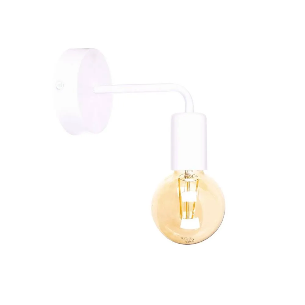 Netlighting Nixon Wall Lamp White 16cm 1x E27