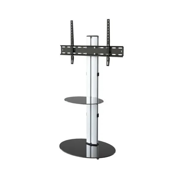 Eno Pedestal TV Stand with Shelf for TVs up to 55" 2