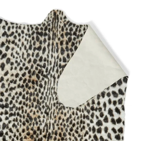 Faux Fur Cheetah Print Rug 3