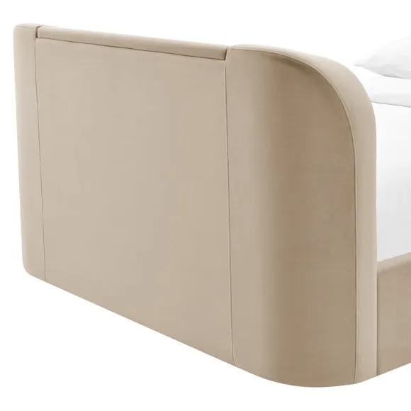 Koble Chevron Side Lift Ottoman TV Bed 3