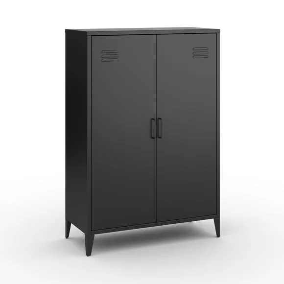 Helga Metal Tall Sideboard 6