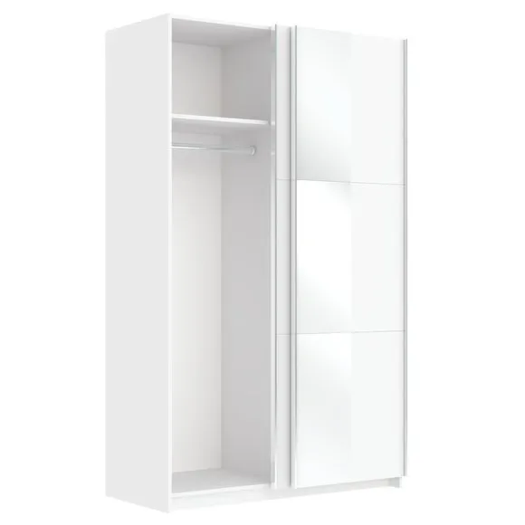 Jax 120cm Sliding Wardrobe with 2 Mirrors 5