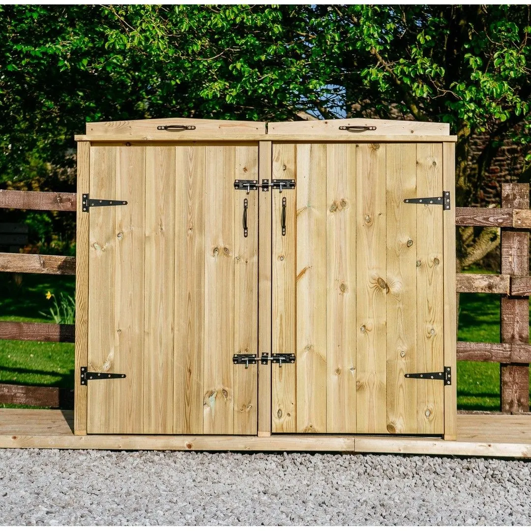 Buttercup Farm Chatburn 4 Box Store - Timber - Fits 4 x Boxes in Brown 2