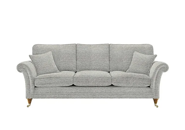 Burghley Grand 3 Seater Sofa - Caledonian Silver