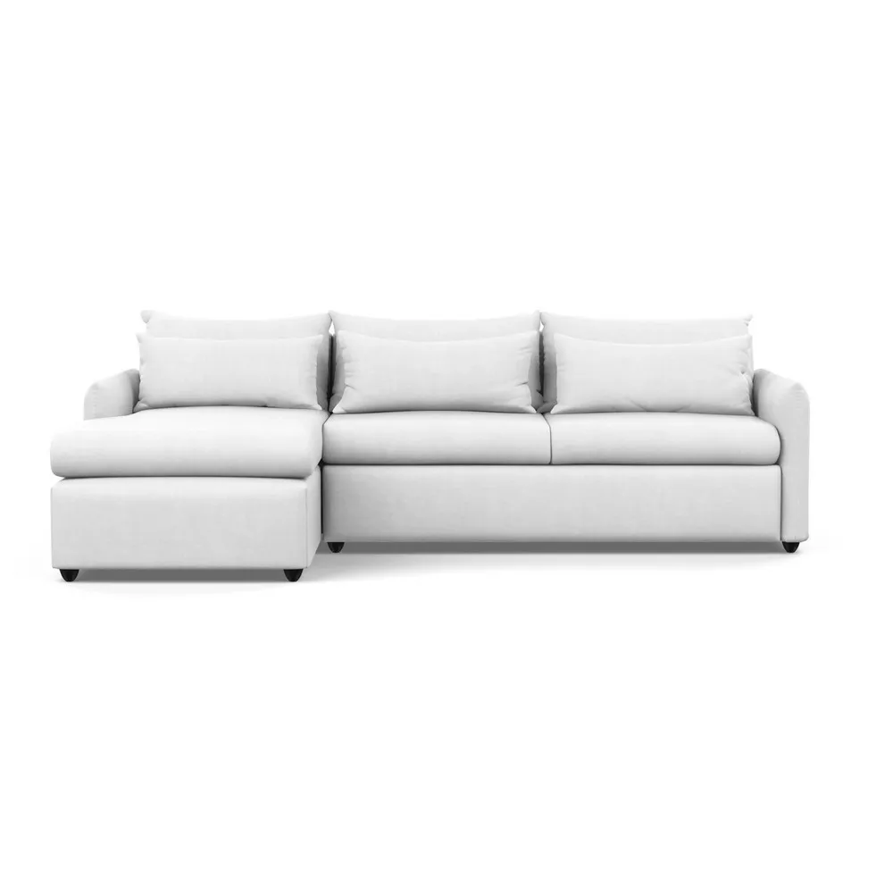 Heal's Pillow Large Left Hand Corner Chaise Capelo Linen-Cotton Snowdrop