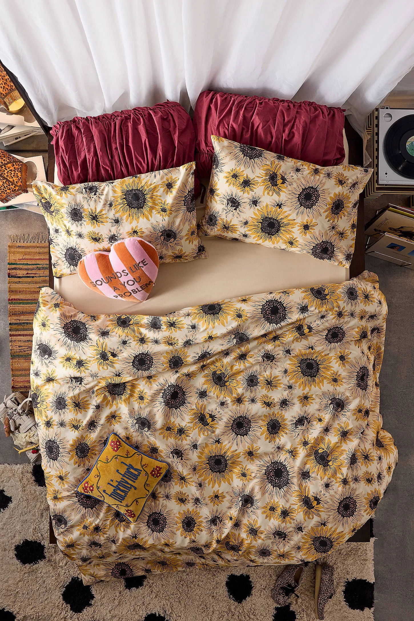 Sunflower Duvet Set - Yellow