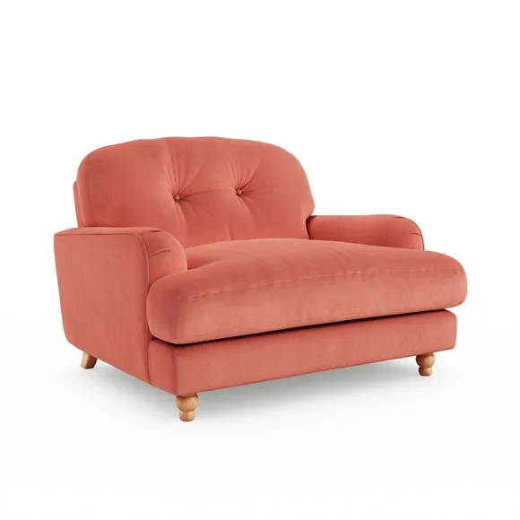 Martha Matte Plush Velvet Snuggle Sofa 6