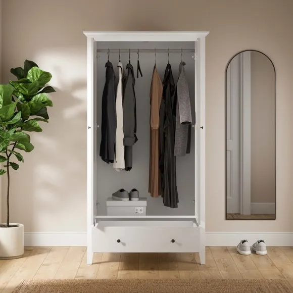 Lynton Double 1 Drawer Wardrobe 2