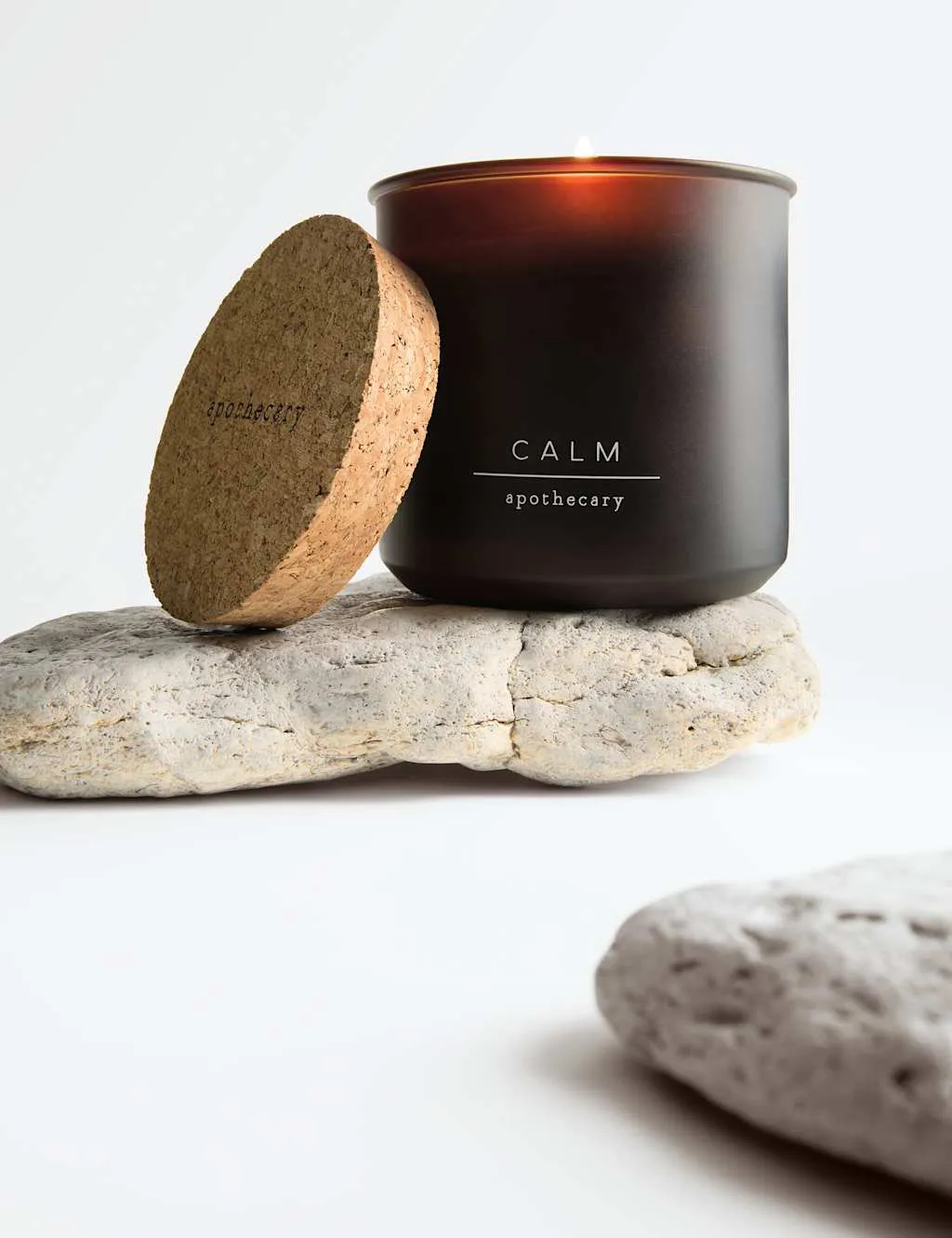 Apothecary Calm Refillable Scented Candle Amber