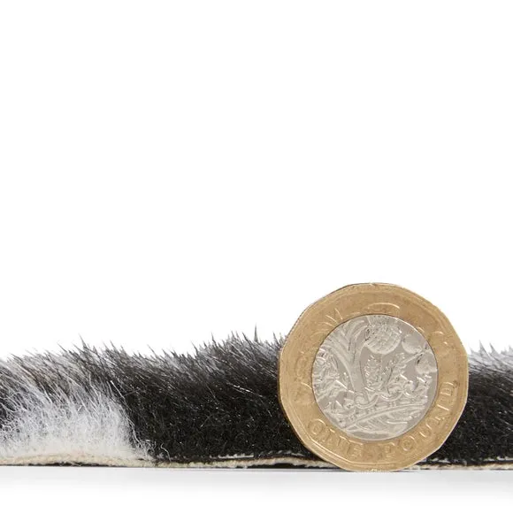 Faux Fur Zebra Print Rug 4