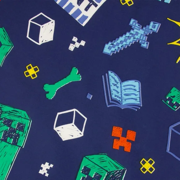 Minecraft Sketched Duvet Cover & Pillowcase Set 4