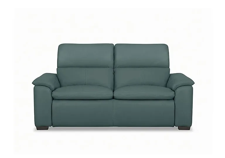 Relax 2 Seater Leather Sofa - Lake Green - Sofas and Armchairs - In Time for Christmas