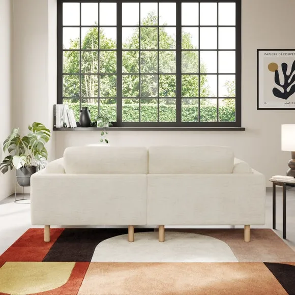 Newton Chunky Tonal Weave Corner Chaise 3