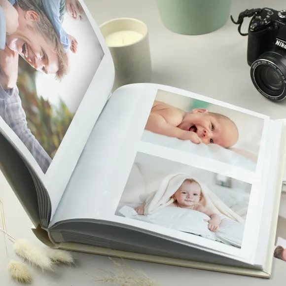 Personalised Scandi Safari Animals Square Photo Album 5