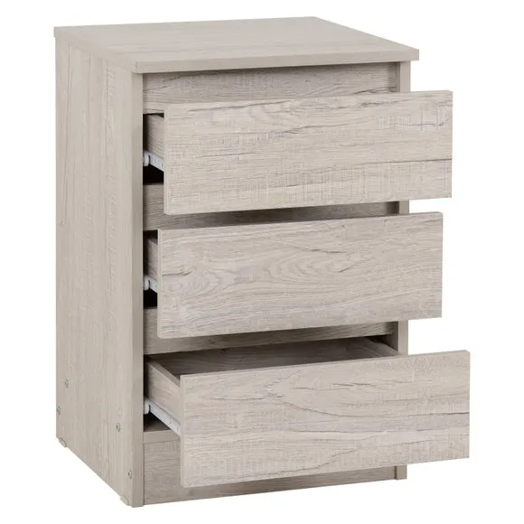 Set of 2 Walker 3 Drawer Bedside Tables 4