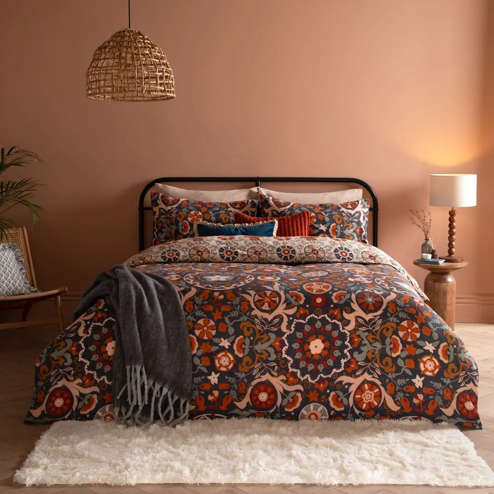 Furn Kinfolk Floral Duvet Cover Set in Blue