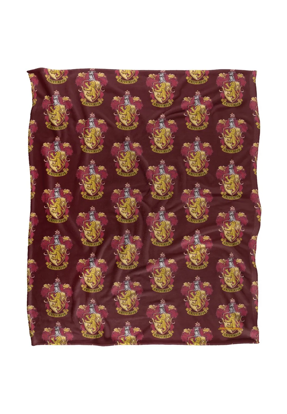 Harry Potter Gryffindor Crest 2 Officially Licensed Silky Touch Super Soft Throw Blanket 152x127 cm in White