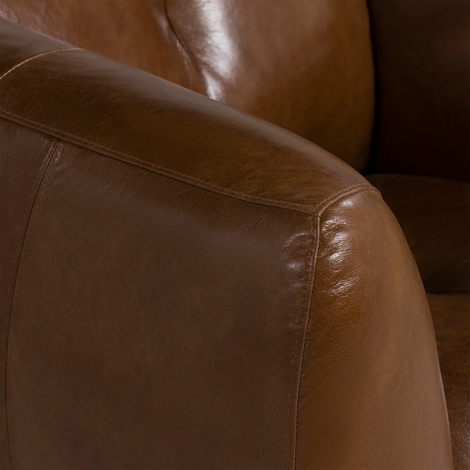 Chicago Armchair, Brown Leather | Barker & Stonehouse 3