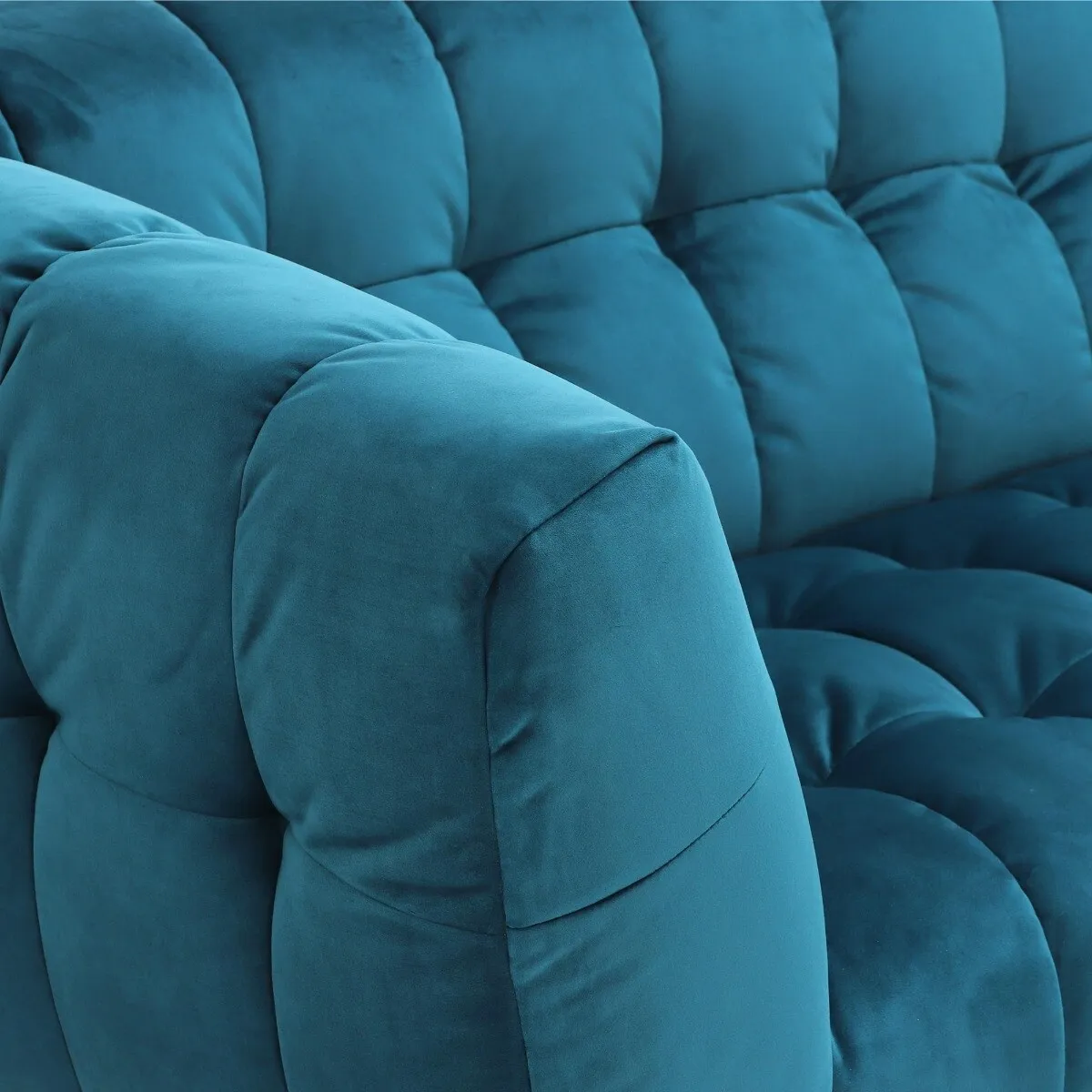 Azalea Corner Group Chaise Right Sofa, Teal | Barker & Stonehouse 3