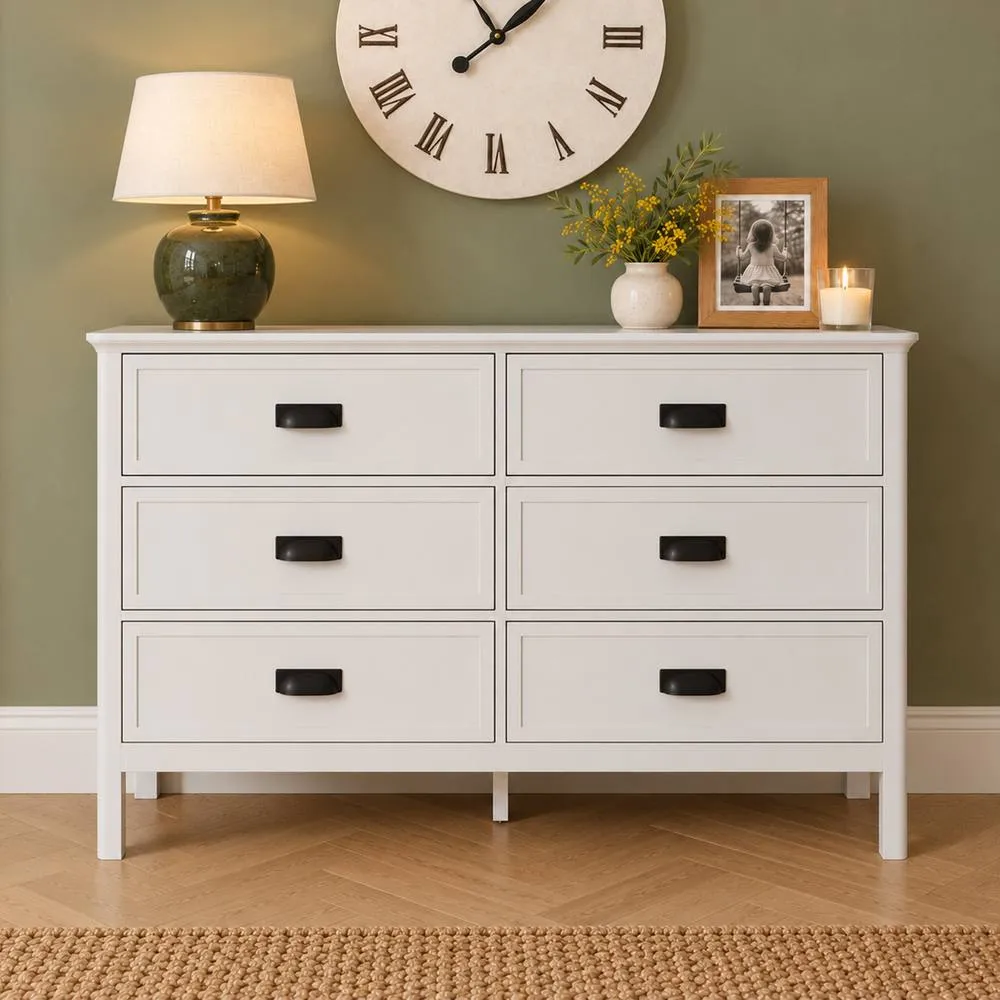 Melody Maison Chest & Pair of Bedside Tables - Lawrence White Ivory Range 2