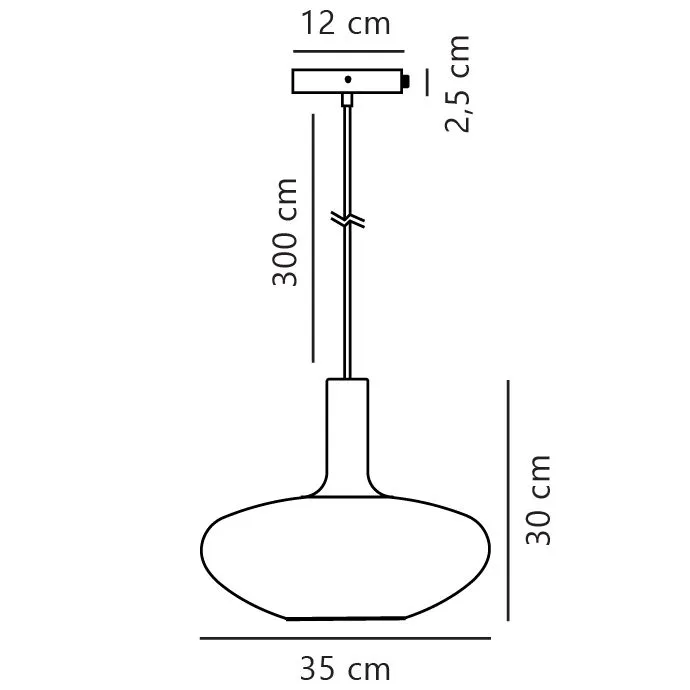 Nordlux Alton Pendant Light Black Glass Dining Room E27 Mains 35cm 6
