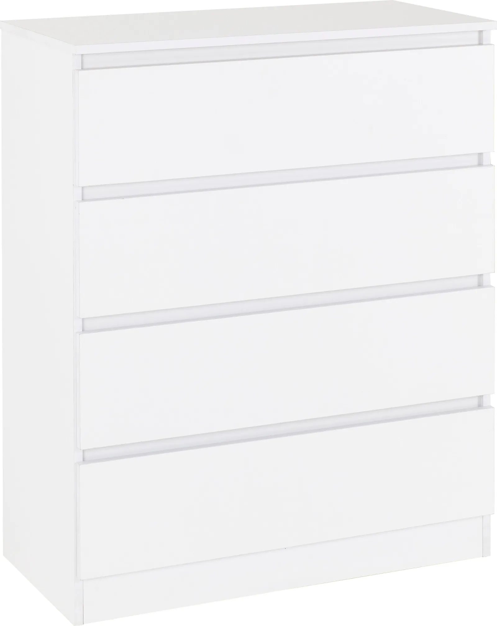 Seconique Malvern 4 Drawer Chest in White 2
