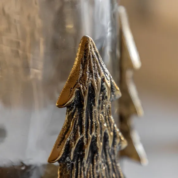 Christmas Tree Hurricane Candle Holder 3