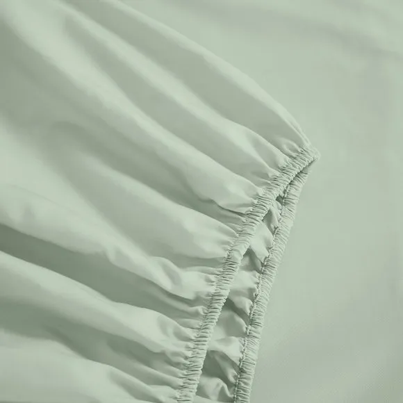 Dorma Crisp & Fresh 400 Thread Count Egyptian Cotton Percale Fitted Sheet 2