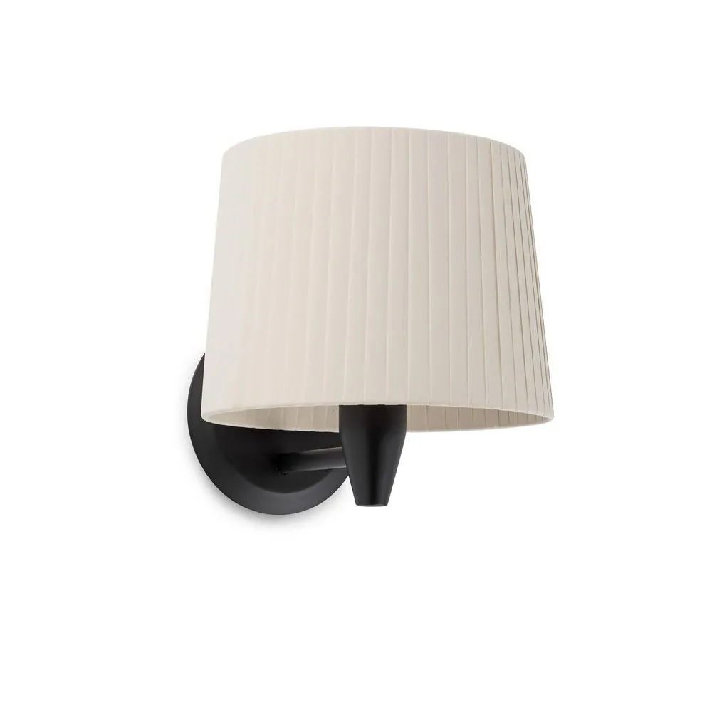 Netlighting Samba Wall Light with Shade White E27 in Off-White