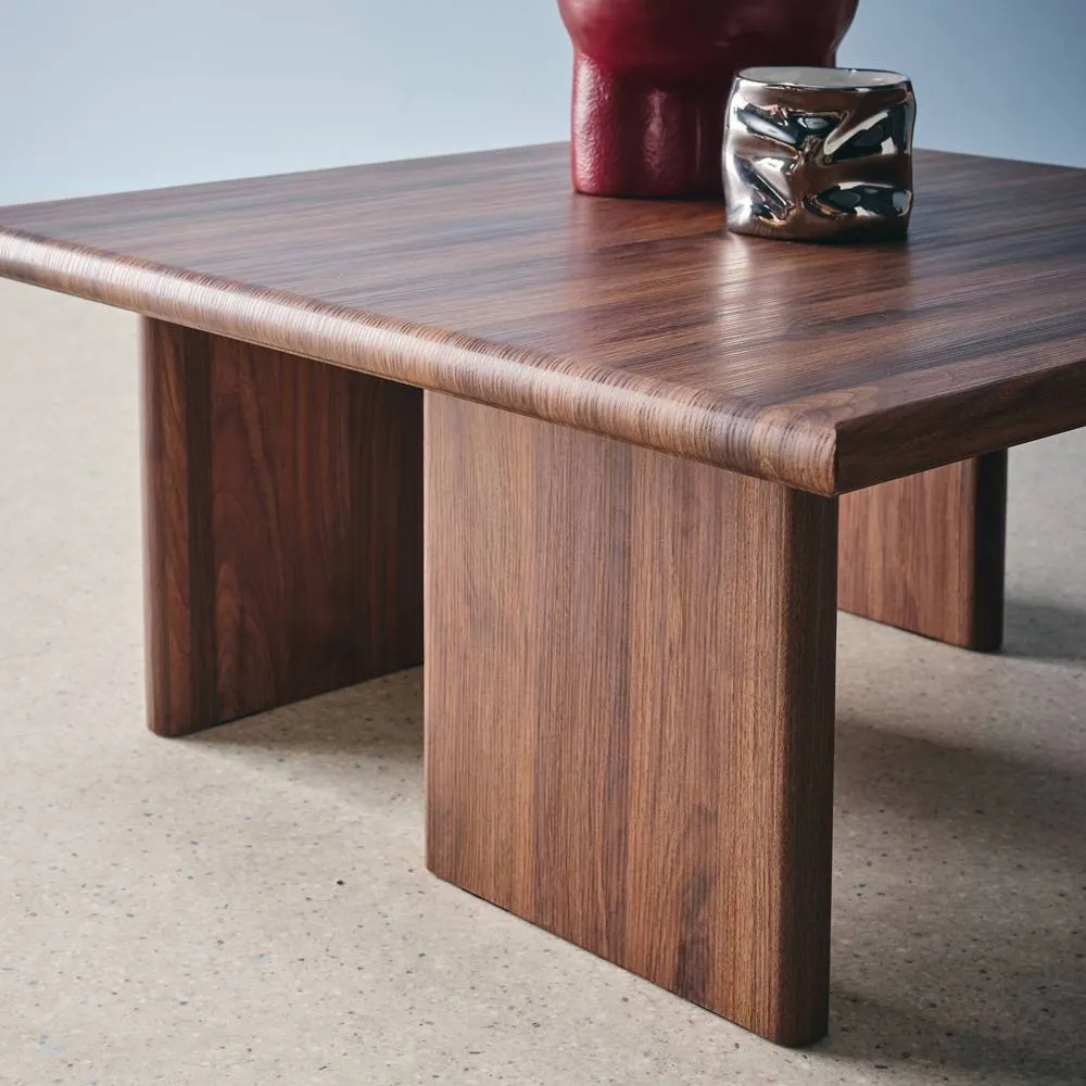 sweeek Square coffee table in Dark Brown 5