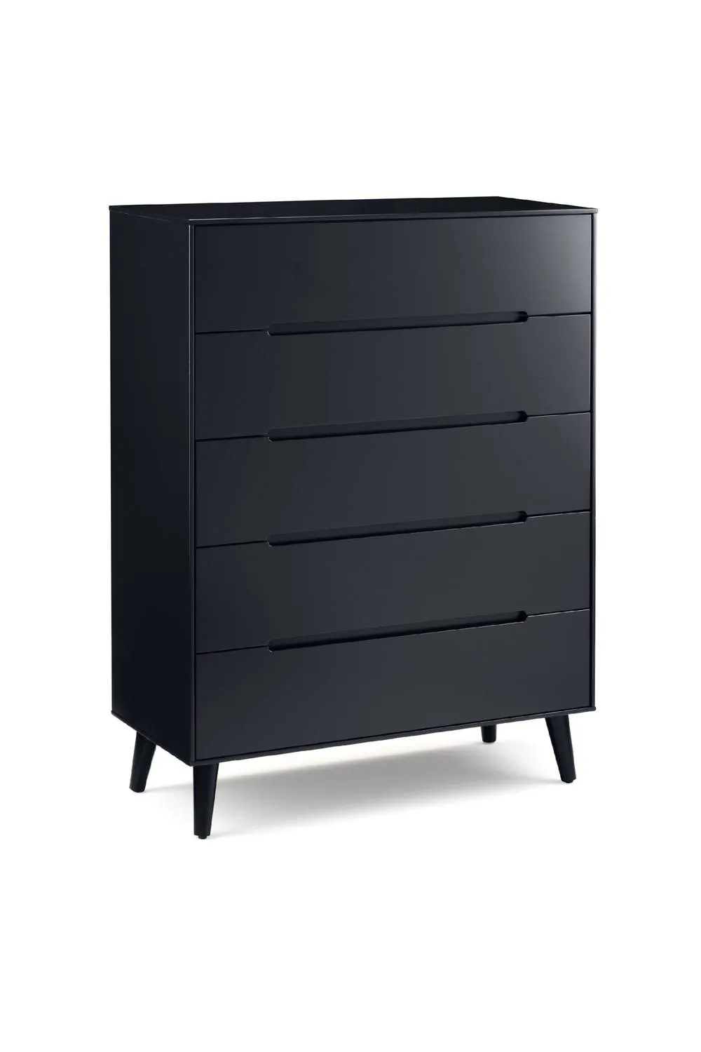 Julian Bowen Alicia 5 Drawer Chest in Black 2