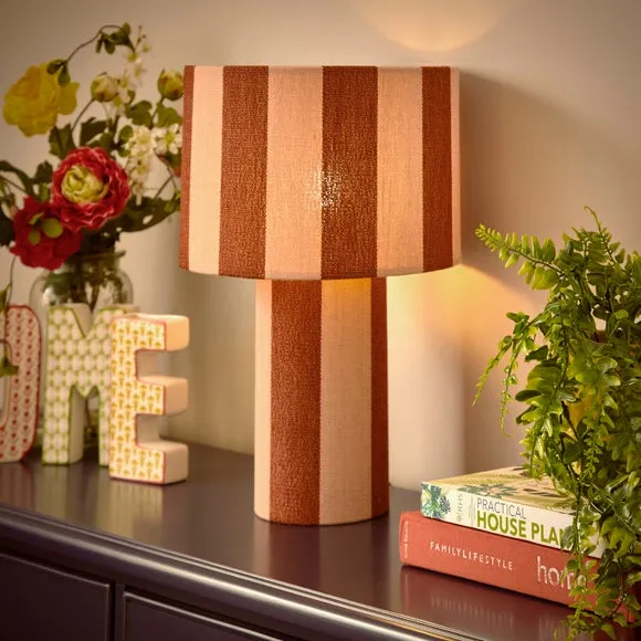 Beatrice Striped Table Lamp 2