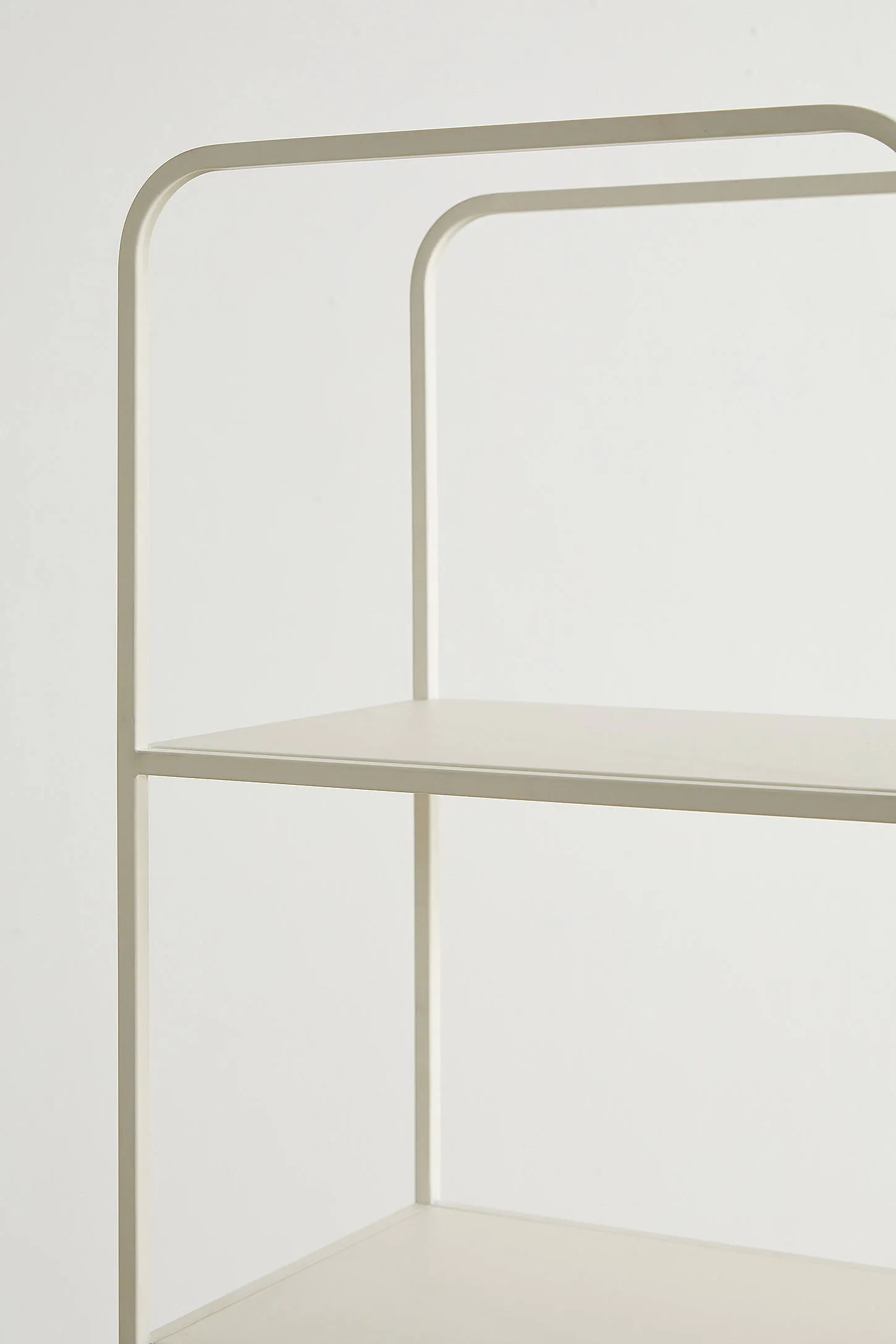 Alana White Narrow Bookcase - White 4