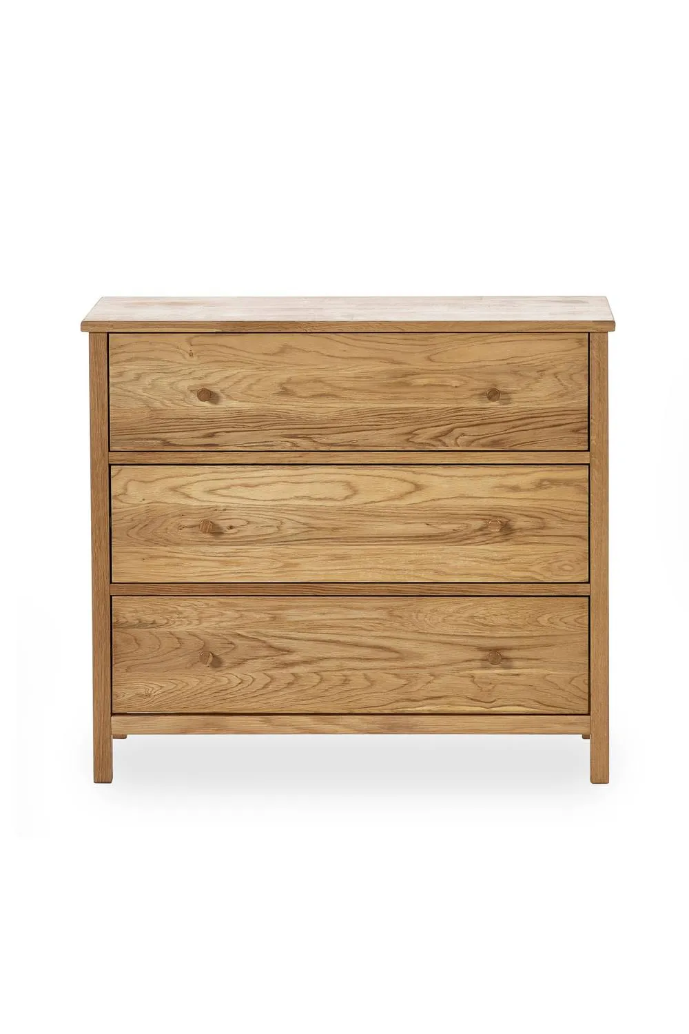 Julian Bowen Coxmoor 3 Drawer Chest in Light Oak 4