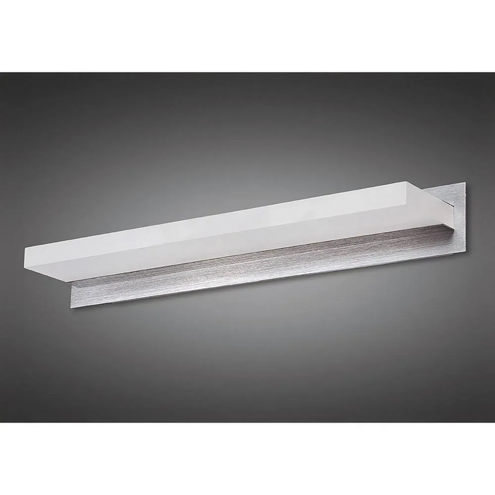 Netlighting TaccÃ­a Wall Lamp 14W LED Large 3000K 900lm Chrome Frosted Acrylic in Grey 2