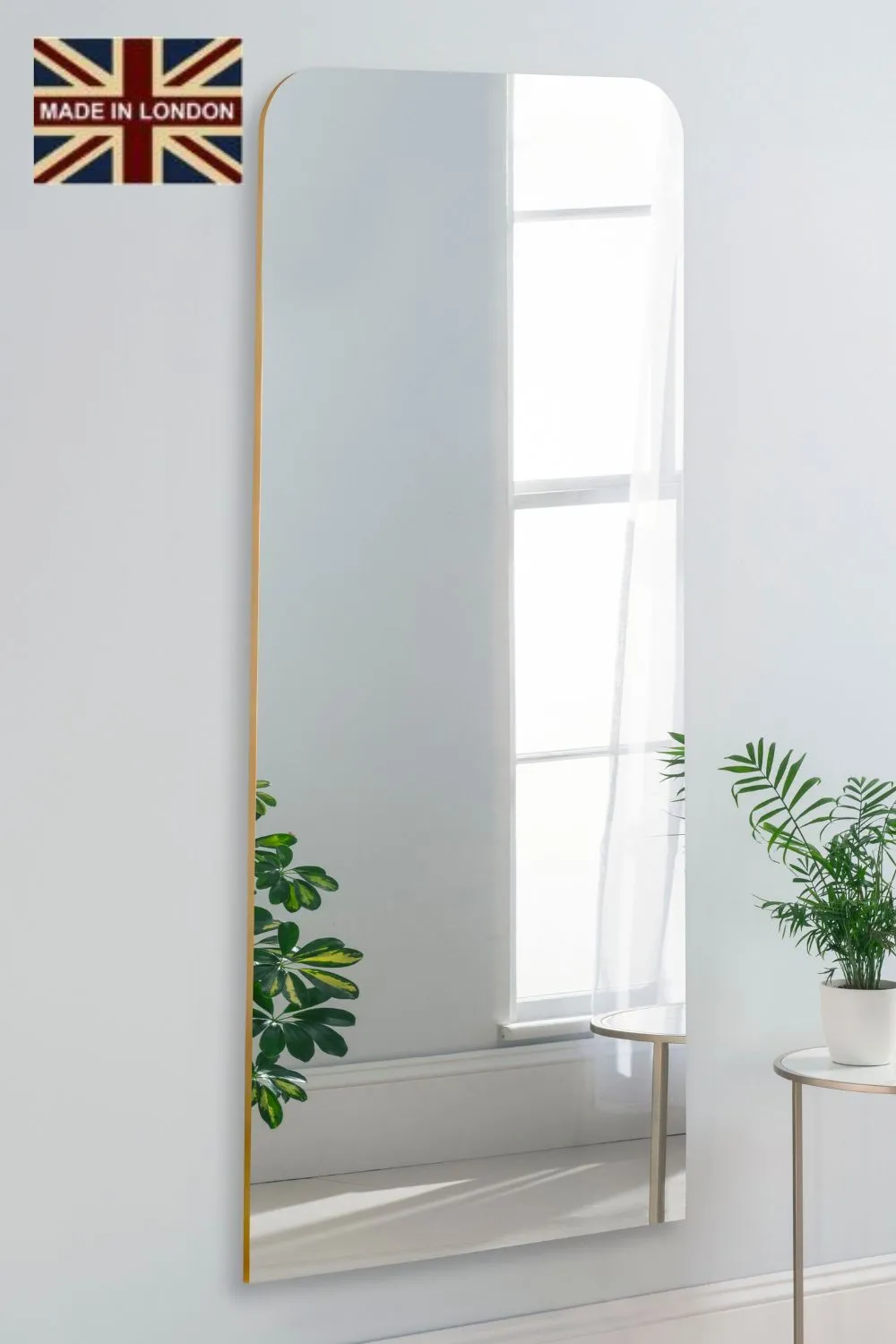 Yearn Mirrors Radius Large Mirror in Gold