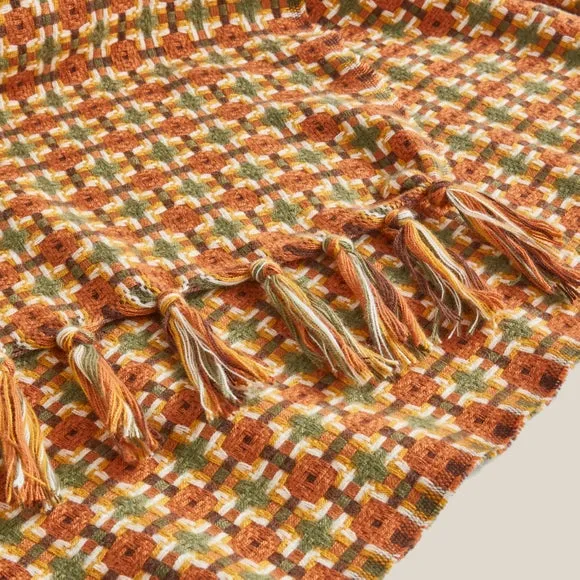 Mini Plaid Woven Throw Blanket, 130cm x 170cm 2