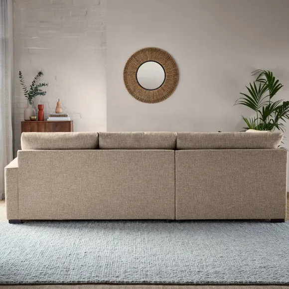 Carson Deep Sit Chunky Multi Weave Corner Sofa 6