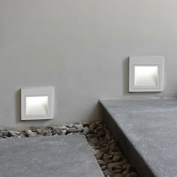 Set of 4 V-TAC 5W LED Square Step Lights 2